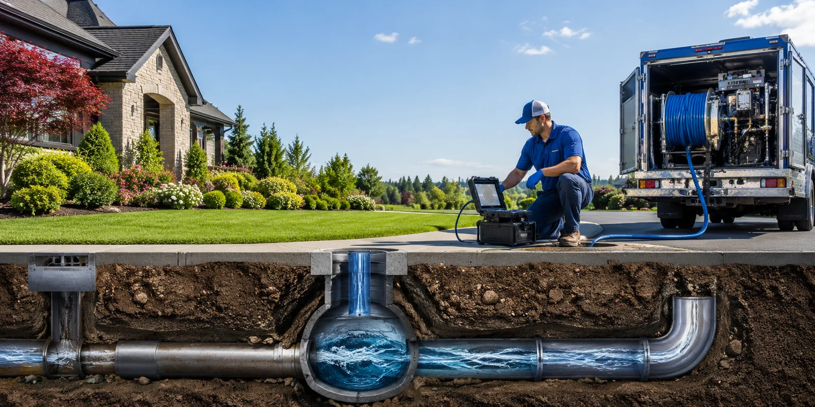 Drainage restoration information for London, WV